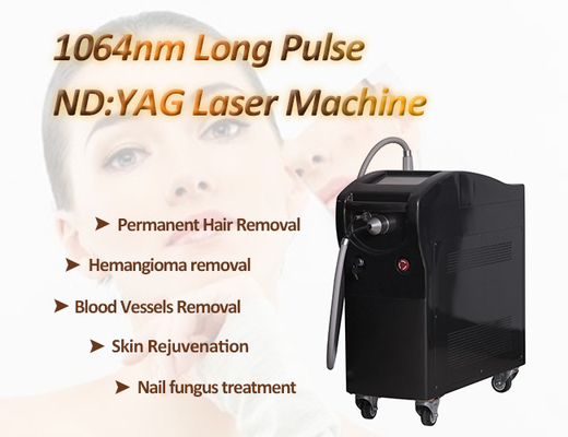 10 / Jm2 Aleksandrytowa maszyna do usuwania włosów 755nm 1064 Laser Yag Long Pulse