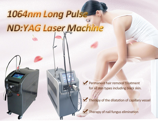 Laserowa maszyna do usuwania włosów Aleksandrytowa 755nm Nd Yag Long Pulse Laser