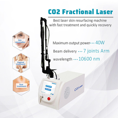 Przenośna laserowa maszyna frakcyjna z aprobatą CE Iso Resurfacing skóry Zaostrzenie pochwy