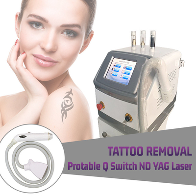Ce Iso 220v Compact Q Switched Nd Yag Laserowe urządzenie do usuwania włosów Urządzenie kosmetyczne do usuwania tatuażu